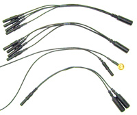 TT-EEG 4 Channel Connectivity Kit 4 Channel,4 Channel eeg,thought technology,thought technology 4 channel eeg,electrodes,4 channel electrodes,linked ear,neurofeedback,eeg